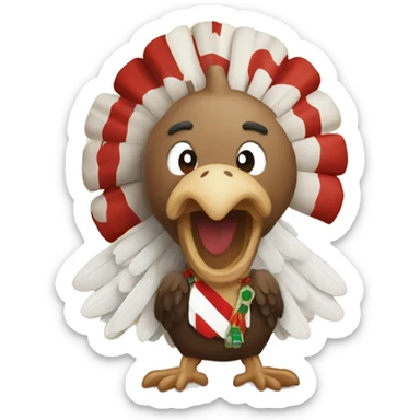 Italy turkey  sticker