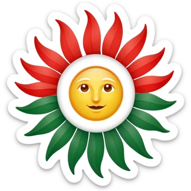 Kürdistan bayrağı sticker