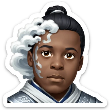 Moonlit Samurai sticker