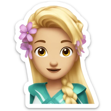 Bloom from winx club sticker