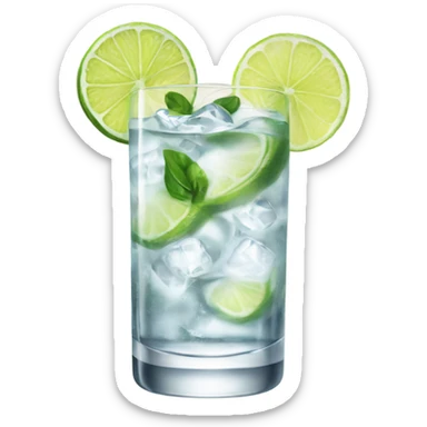 Gin and tonic sticker