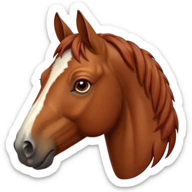 Western Cast horse sticker