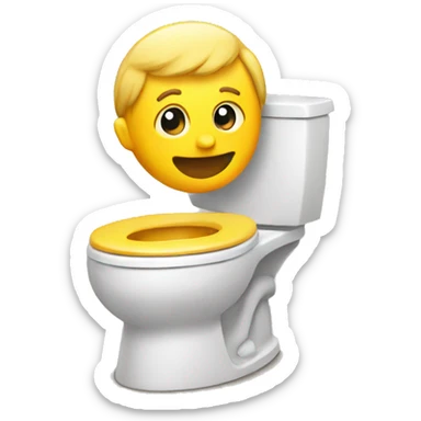 Toilet  sticker