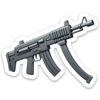 machinegun sticker