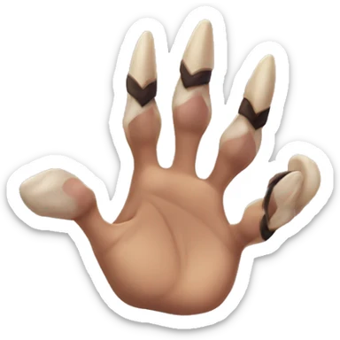 🐾 animal claws sticker