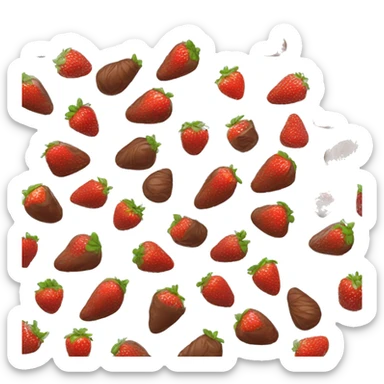Chocolat a la fraise  sticker