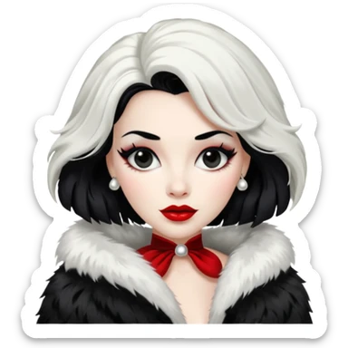 Cruella de vil  sticker