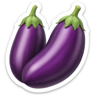 eggplant sticker