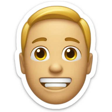 Un smiley qui hausse des épaules sticker