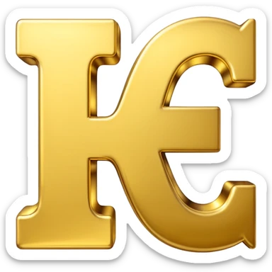 OG letters 3d emoji sticker