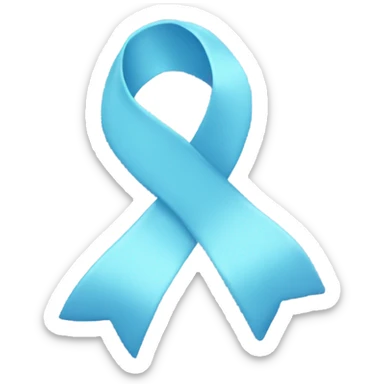 Pastel Blue Ribbon sticker