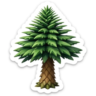 Patagonian araucaria pine sticker