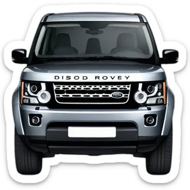 Land Rover discovery 4 grey with black rims sticker