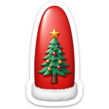 xmas nail sticker