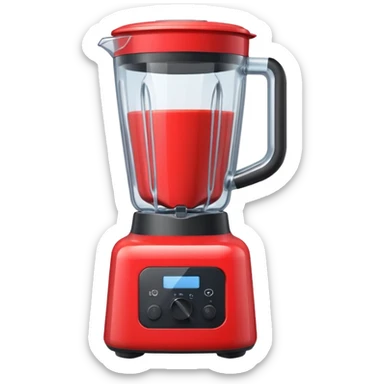 red blender sticker