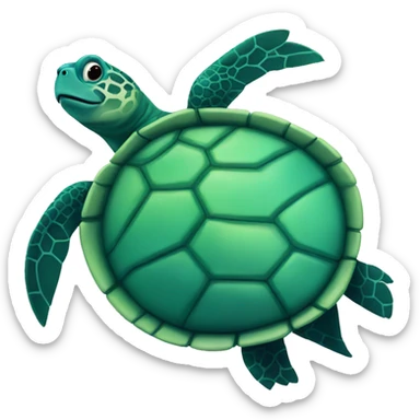 Sea turtle sticker