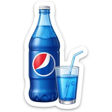 Pepsi bottle sticker