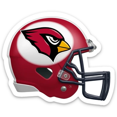 Arizona Cardinals NFL helmet sticker