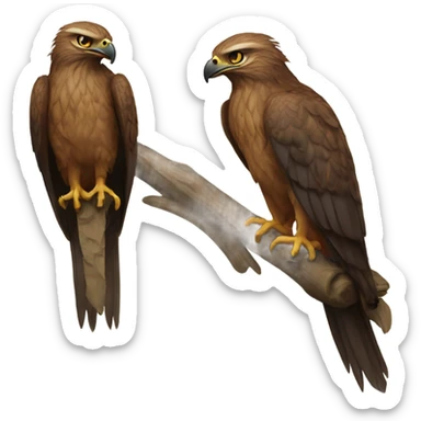 Hawk tuah yn sticker