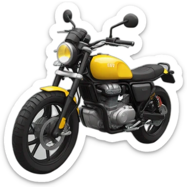 Scrambler sticker