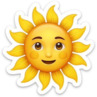 The Sun (star) sticker