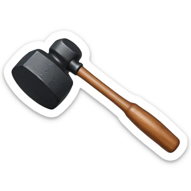 rubber hammer sticker