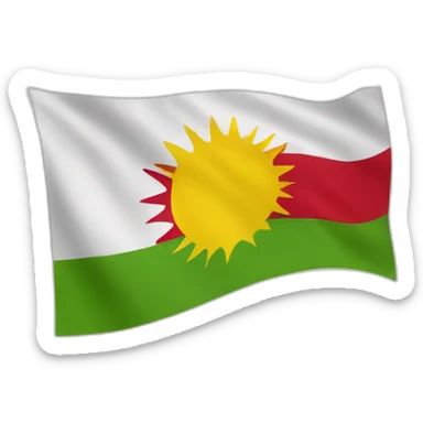 flag of Kurdistan sticker