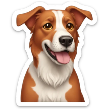 red dog sticker