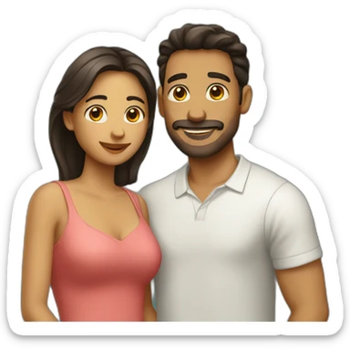 pareja sticker