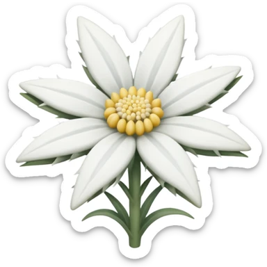 edelweiss realista sticker