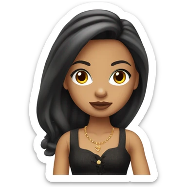 Italian bratz doll sticker