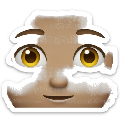 Gratitude face sticker