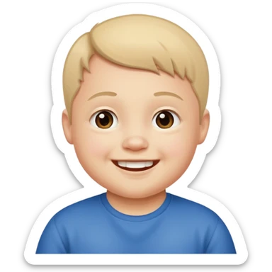 A down syndrome kid sticker