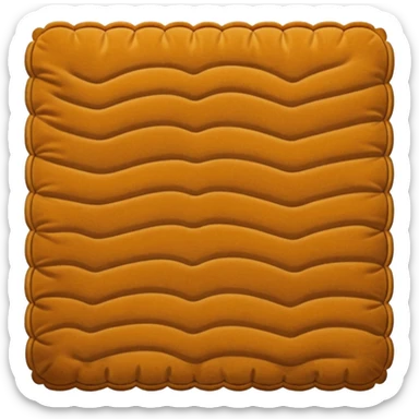 Patterned Corduroy texture ridges blanket sticker