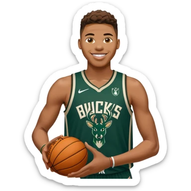 giannis antetokounmpo Bucks sticker
