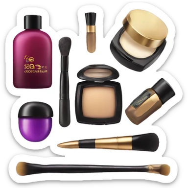 Luxury cosmetics sticker
