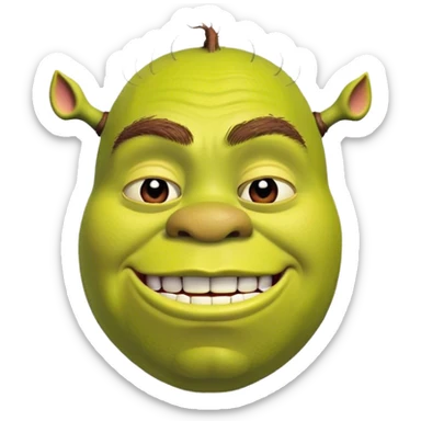 shrek sticker