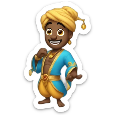 genie aladdin sticker