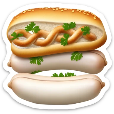 Bavarian white sausage sticker