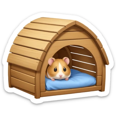 hamster hut sticker