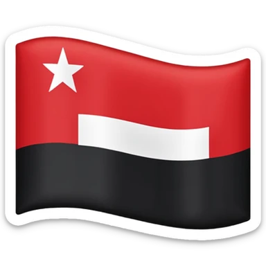 South yemen flag sticker