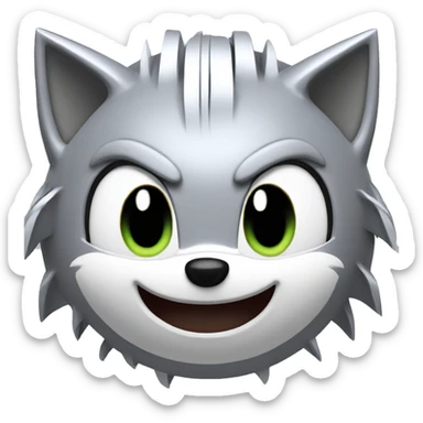 SILVER SONIC sticker
