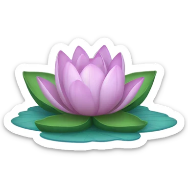 Water Lilly  sticker