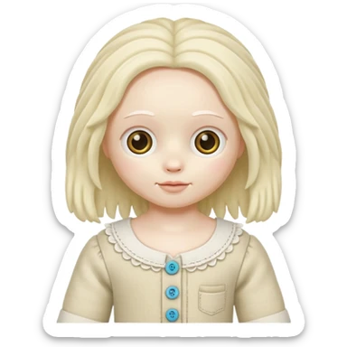 Toy ragdoll  sticker