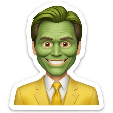 Jim Carrey the mask sticker