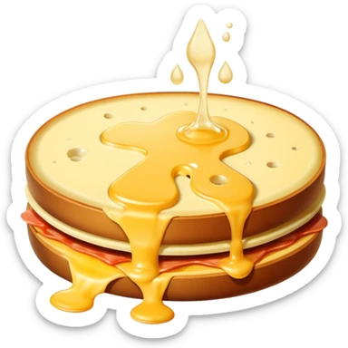 Raclette cheese sticker