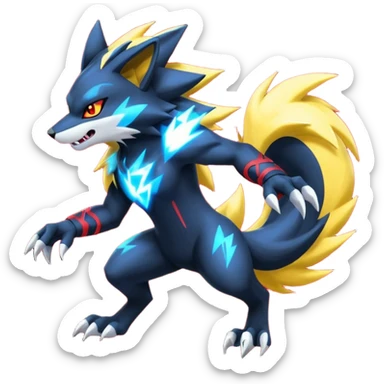 Zeraora-Zoroark-fusion sticker