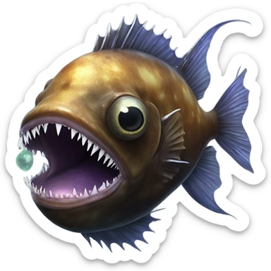 Anglerfish  sticker