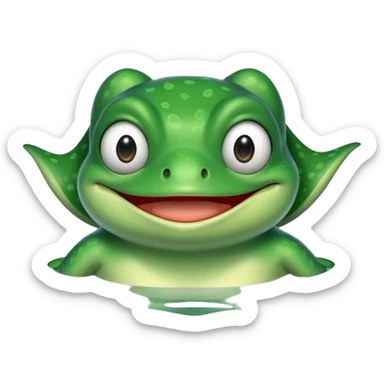stingray pepe the frog sticker