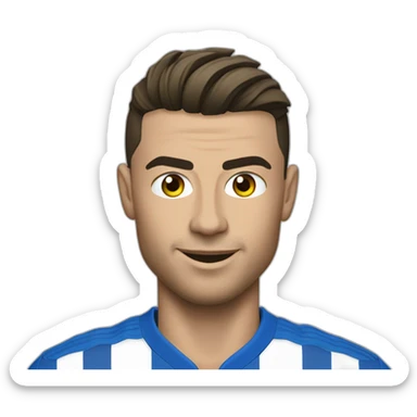 Ronaldo in Getafe CF sticker